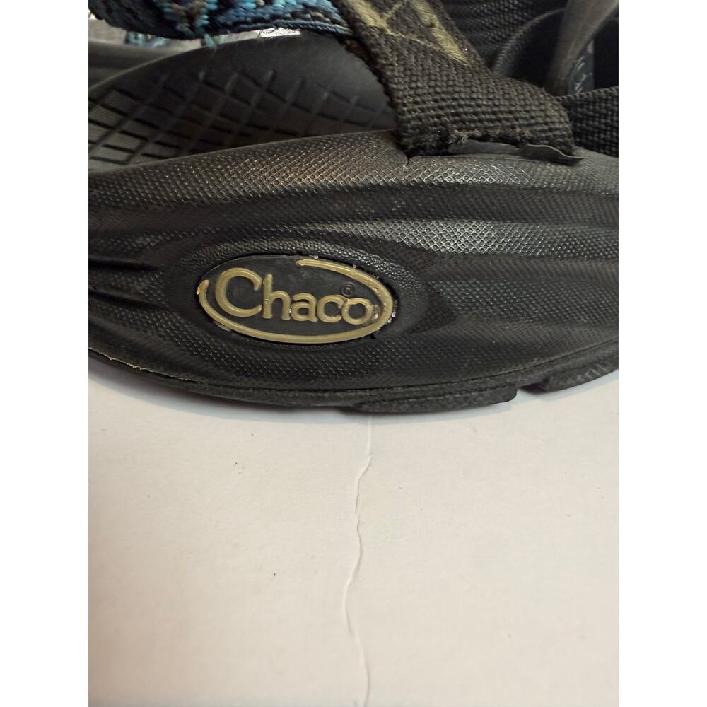 Chaco Z/Volv Men's Sport Sandal Size 13M Blue Geometric Diamond EcoTread Hiking - Picture 8 of 9